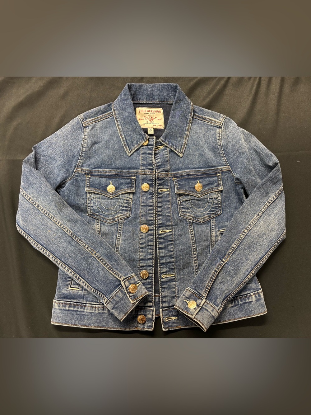 True Religion World Tour Y2K Denim Jean Jacket M